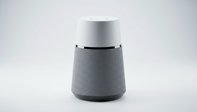 Smart speaker with a fabric body